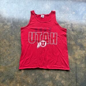 Vintage 90s Utah Utes Graphic Cut off T-shirt